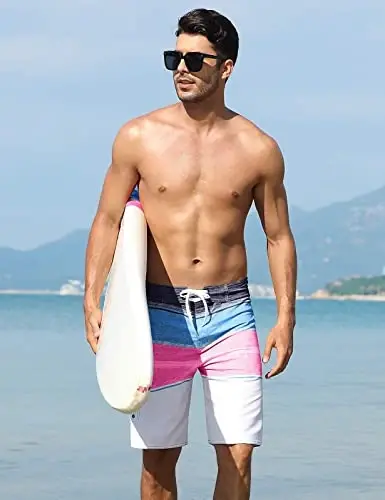 Nonwe Men's Sportwear Quick Dry Board Shorts with Lining - NONWE (1)