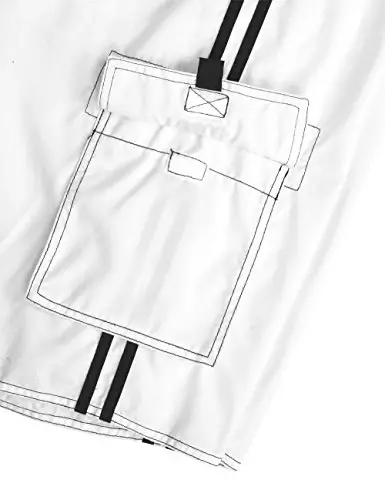 Nonwe Men's Beachwear Board Shorts Quick Dry with Mesh Lining Swim Trunks - 5