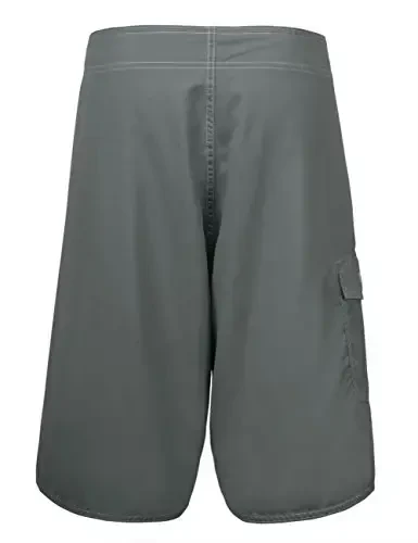 Nonwe Men's Solid Lightweight Beach Shorts Half Pants with Lining - 3