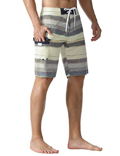 Nonwe Men's Sportwear Quick Dry Board Shorts with Lining - 9