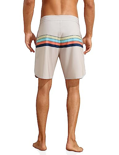 Nonwe Men's Sportwear Quick Dry Board Shorts with Lining - 3