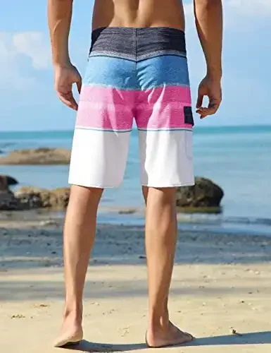 Nonwe Men's Sportwear Quick Dry Board Shorts with Lining - 4