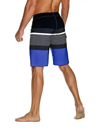 Nonwe Men's Sportwear Quick Dry Board Shorts with Lining - 3