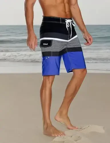 Nonwe Men's Sportwear Quick Dry Board Shorts with Lining - 5