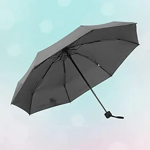 NOOFORMER Mini Travel Sun&rain Umbrella - Lightweight Compact Parasol Umbrellas with 95% UV Protection for Men Women Multiple Colors - 3