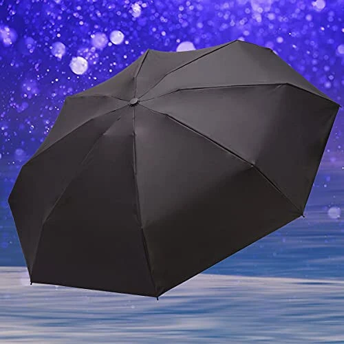 NOOFORMER mini Travel sun&rain Umbrella - Lightweight Compact Parasol Umbrellas with 95% UV Protection for Men Women Multiple Colors - 4