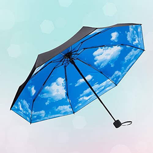 NOOFORMER mini Travel sun&rain Umbrella - Lightweight Compact Parasol Umbrellas with 95% UV Protection for Men Women Multiple Colors - 3