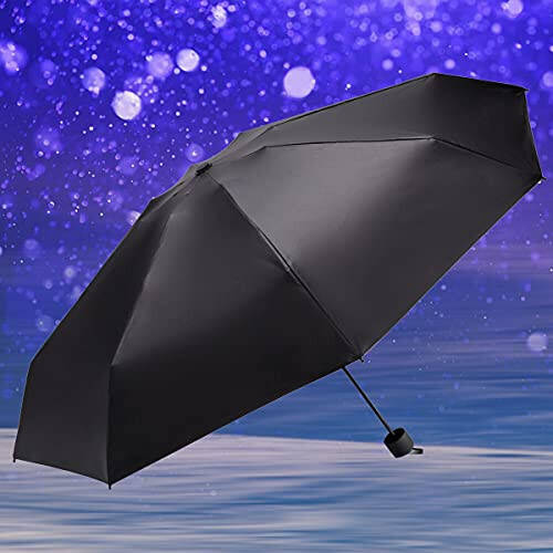 NOOFORMER mini Travel sun&rain Umbrella - Lightweight Compact Parasol Umbrellas with 95% UV Protection for Men Women Multiple Colors - 4