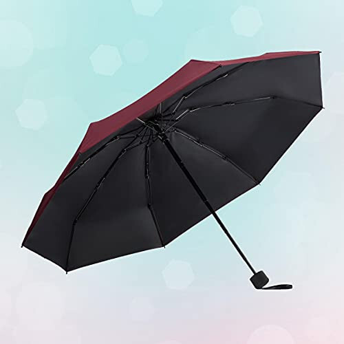 NOOFORMER mini Travel sun&rain Umbrella - Lightweight Compact Parasol Umbrellas with 95% UV Protection for Men Women Multiple Colors - 3