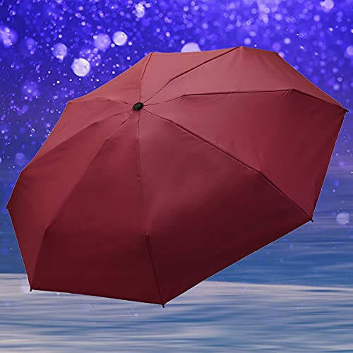 NOOFORMER mini Travel sun&rain Umbrella - Lightweight Compact Parasol Umbrellas with 95% UV Protection for Men Women Multiple Colors - 4