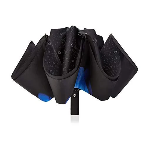 NOORNY Перевернутый зонт Двойной слой Автоматический складывающийся Запасной зонт Ветрозащитный Защита от ультрафиолета для дождя Автомобильные путешествия На открытом воздухе Мужчины Женщины - NOORNY (1)