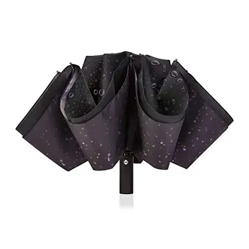 NOORNY Inverted Umbrella Double Layer Automatic Folding Reserve Umbrella Windproof UV Protection for Rain Car Travel Outdoor Men Women - NOORNY (1)