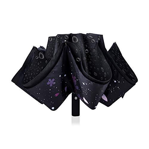 NOORNY Inverted Umbrella Double Layer Automatic Folding Reserve Umbrella Windproof UV Protection for Rain Car Travel Outdoor Men Women - NOORNY (1)