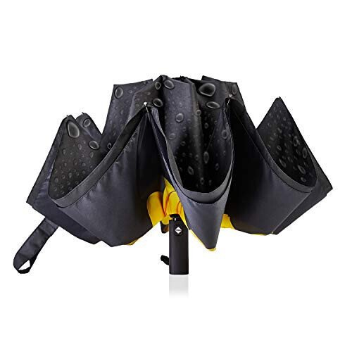 NOORNY Inverted Umbrella Double Layer Automatic Folding Reserve Umbrella Windproof UV Protection for Rain Car Travel Outdoor Men Women - NOORNY (1)