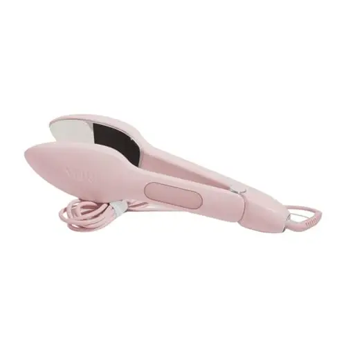 Nori Press Travel Steam Iron - Handheld Iron With Optional Steam Feature - No Ironing Board Required - Easy to Use w/ 6 Fabric Settings - Removes Wrinkles - User Manual Included -Pink - 4
