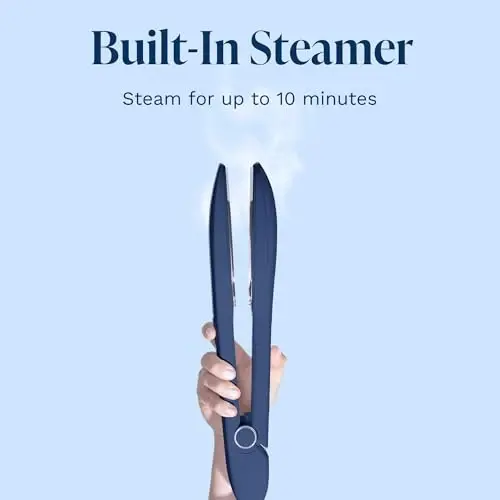 Nori Press Travel Steam Iron - Qo'lda ishlatiladigan dazmol, bug'lash funksiyasi bilan - Dazmol taxtasi kerak emas - 6 xil mato sozlamalari bilan ishlatish oson - Ajinlarni yo'q qiladi - Foydalanuvchi qo'llanmasi ichida - To'q ko'k - 6