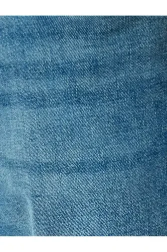 Normal Bel Cepli Pamuklu Skinny Fit Kot Pantolon -Normal Waist Pocketed Cotton Skinny Fit Jeans - 6