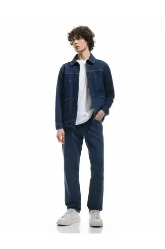 Normal Bel Pamuklu 90's Slim Fit Jean Pantolon - H - 1