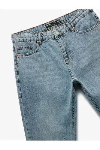 Normal Bel Pamuklu Tapered Fit Jean Pantolon - Joe Jean - 6