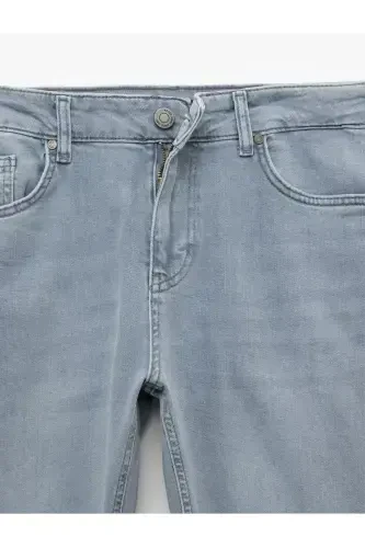 Normal Bel Pamuklu Skinny Fit Jean Pantolon - Mich - KOTON (1)