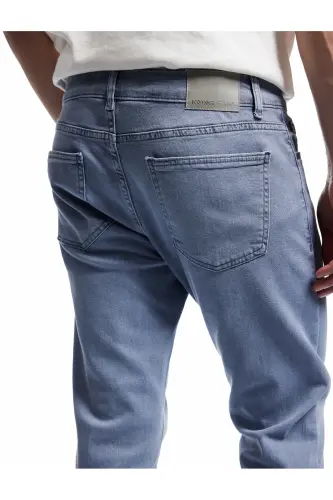 Normal Bel Pamuklu Skinny Fit Jean Pantolon - Michael Jean - İndigo - Taş - 7