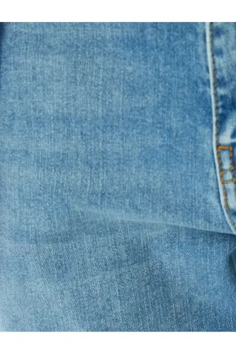 Normal Bel Pamuklu Slim Fit Jean Pantolon - Brad Jean - 6