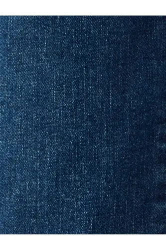 Normal Bel Pamuklu Slim Fit Jean Pantolon - Brad Jean-Koyu İndigo - 6