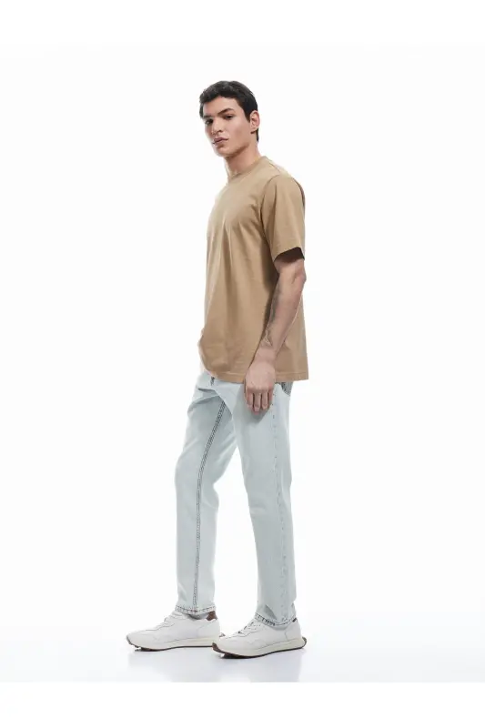 Normal Bel Paxtali 90's Slim Fit Jinsi Shim - H - 2