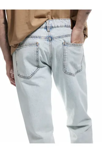 Normal Bel Paxtali 90's Slim Fit Jinsi Shim - H - 3