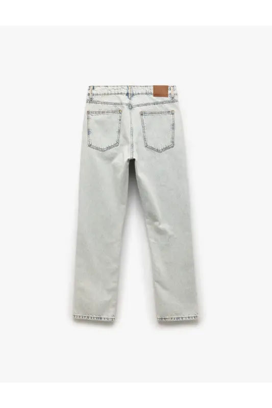 Normal Bel Paxtali 90's Slim Fit Jinsi Shim - H - 5
