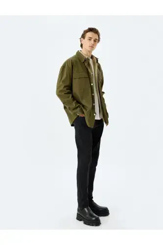 Normal Bel Paxtali Slim Fit Jinsi Shim - Brad J - Modazone (1)