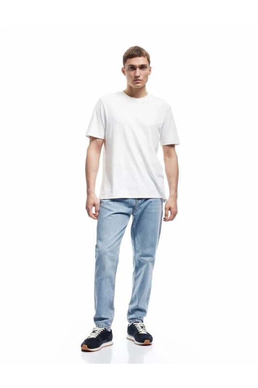 Normal Bel Paxtali Tapered Fit Jinsi Shim - Joe - 1