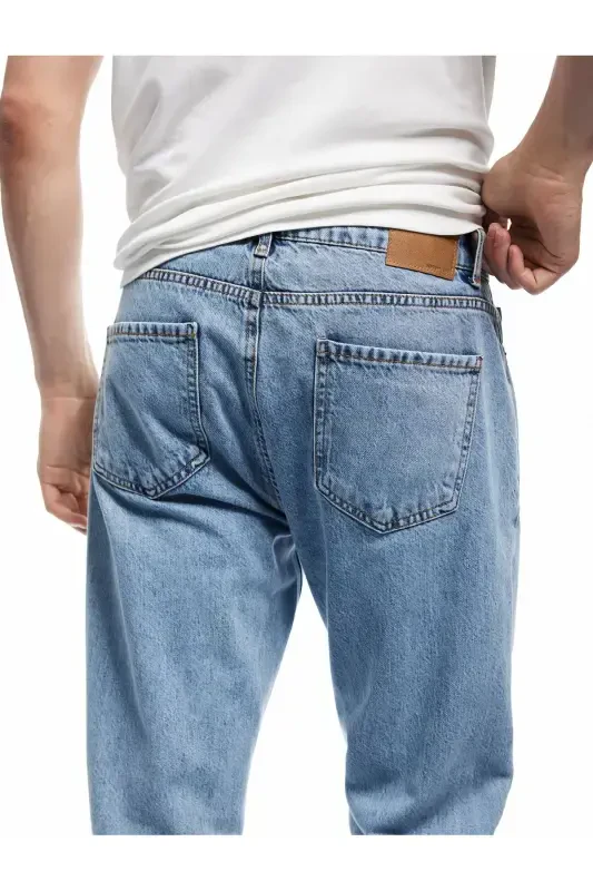 Normal Bel Paxtali Tapered Fit Jinsi Shim - Joe - 3