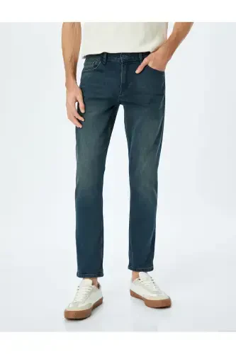 Normal Bel Slim Fit Kot Pantolon - Brad Jean - 3
