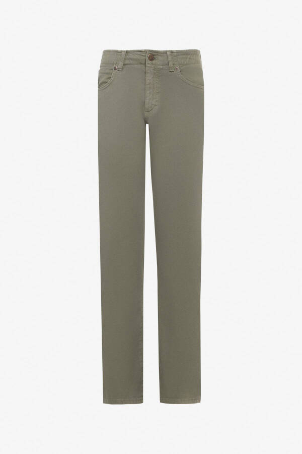 Normal Bel Slim Fit Yağ Yeşili Erkek Chino Pantolon L72AA5708D31 ExtremeMotion Slim Pan - 2