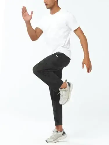 NORTHYARD erkaklar sport shimlari Yugurish uchun mashg'ulot Joggerlari Yengil atletika Yugurish yo'lagi Tasodifiy sport shimlari fermuar cho'ntaklar bilan - 5