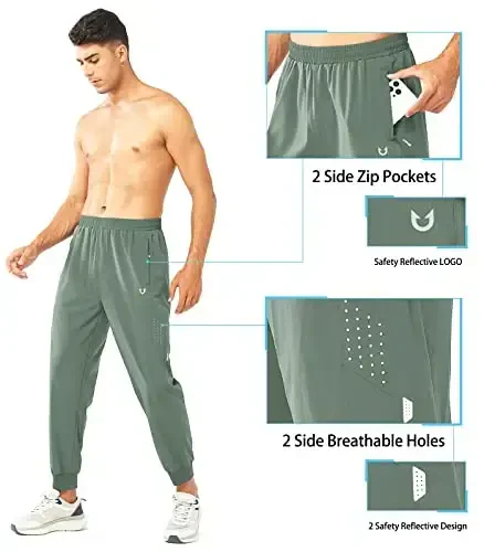 NORTHYARD erkaklar sport yugurish shimlar Yengil mashg'ulot Joggerlari Tez quriydigan sport zalida sport shimlar Faol sport trek trenirovkasi - 3