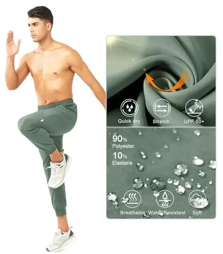 NORTHYARD erkaklar sport yugurish shimlar Yengil mashg'ulot Joggerlari Tez quriydigan sport zalida sport shimlar Faol sport trek trenirovkasi - 5