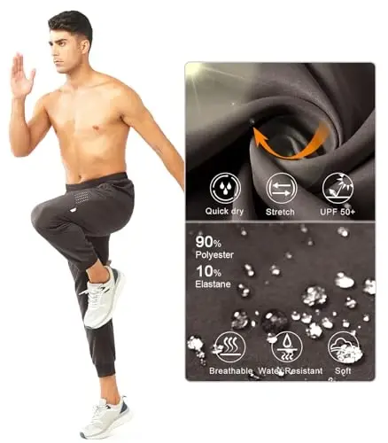 NORTHYARD erkaklar sport yugurish shimlari Yengil mashg'ulot joggerlari Tez quriydigan sport zalidagi sport shimlari Faol sport trek bo'yicha mashg'ulotlar - 5