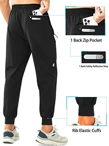 NORTHYARD Men's Athletic Running Pants Lightweight Workout Joggers Quick Dry Gym Sweatpants Active Sports Track Training - 3