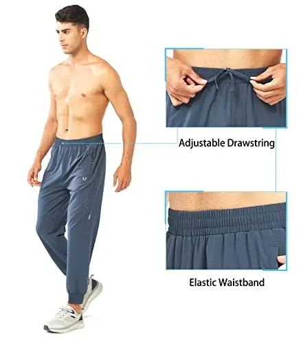 NORTHYARD Men's Athletic Running Pants Lightweight Workout Joggers Quick Dry Gym Sweatpants Active Sports Track Training - 4