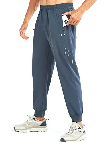 NORTHYARD Men's Athletic Running Pants Lightweight Workout Joggers Quick Dry Gym Sweatpants Active Sports Track Training 