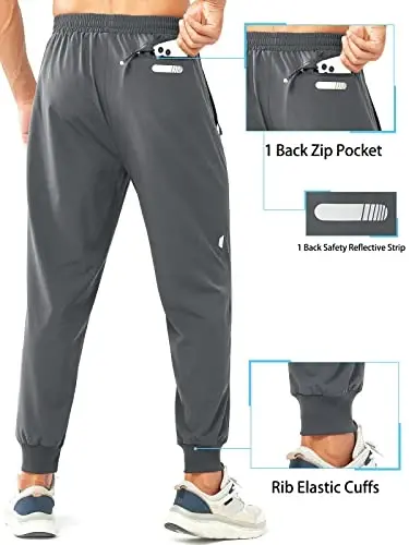 NORTHYARD Men's Athletic Running Pants Lightweight Workout Joggers Quick Dry Gym Sweatpants Active Sports Track Training - NORTHYARD (1)