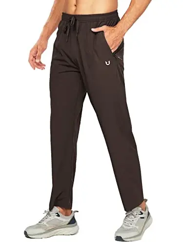 NORTHYARD Men's Athletic Pants Running Workout Gym Lightweight Quick Dry | Track Jogging Casual Sweatpants Sports, Zipper Pockets, Elastic Waist, Breathable, 4-Way Stretch, Cooling, Reflective Strips 