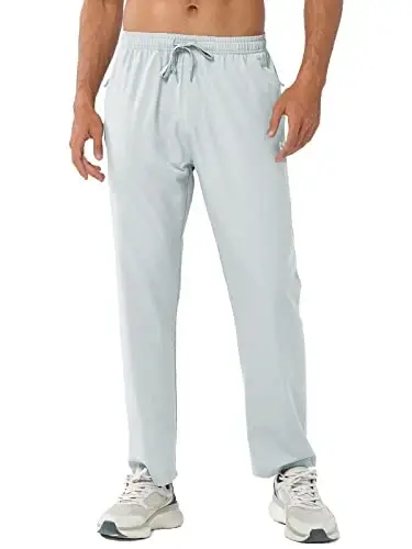 NORTHYARD Men's Athletic Pants Running Workout Gym Lightweight Quick Dry | Track Jogging Casual Sweatpants Sports, Zipper Pockets, Elastic Waist, Breathable, 4-Way Stretch, Cooling, Reflective Strips - 5