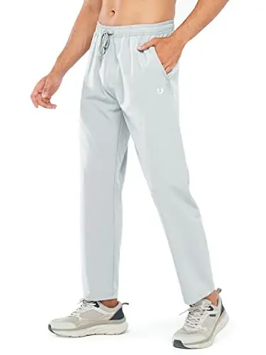 NORTHYARD Men's Athletic Pants Running Workout Gym Lightweight Quick Dry | Track Jogging Casual Sweatpants Sports, Zipper Pockets, Elastic Waist, Breathable, 4-Way Stretch, Cooling, Reflective Strips 