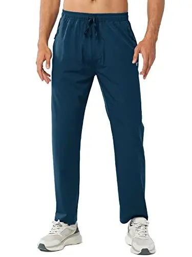 NORTHYARD Men's Athletic Pants Running Workout Gym Lightweight Quick Dry | Track Jogging Casual Sweatpants Sports, Zipper Pockets, Elastic Waist, Breathable, 4-Way Stretch, Cooling, Reflective Strips - 5