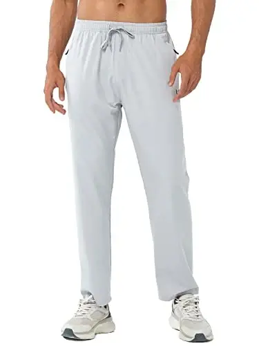 NORTHYARD Men's Athletic Pants Running Workout Gym Lightweight Quick Dry | Track Jogging Casual Sweatpants Sports, Zipper Pockets, Elastic Waist, Breathable, 4-Way Stretch, Cooling, Reflective Strips - 5