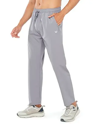NORTHYARD Men's Athletic Pants Running Workout Gym Lightweight Quick Dry | Track Jogging Casual Sweatpants Sports, Zipper Pockets, Elastic Waist, Breathable, 4-Way Stretch, Cooling, Reflective Strips 