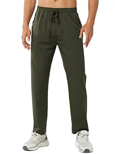 NORTHYARD Men's Athletic Pants Running Workout Gym Lightweight Quick Dry | Track Jogging Casual Sweatpants Sports, Zipper Pockets, Elastic Waist, Breathable, 4-Way Stretch, Cooling, Reflective Strips - 5